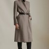 New * Budget Karen Millen Petite Country Check Investment Notch Coat Multi