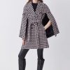 Wholesale * Promo Karen Millen Italian Wool Mix Boucle Short Cape Coat Multi