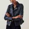 Wholesale * Best Reviews Of Karen Millen Military Leather Biker