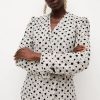 New * Brand New Karen Millen Polka Dot Boucle Jacket Mono