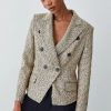 Best * Best Sale Karen Millen Boucle Military Tailored Blazer Multi