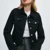 Hot * Deals Karen Millen Denim Classic Western Jacket